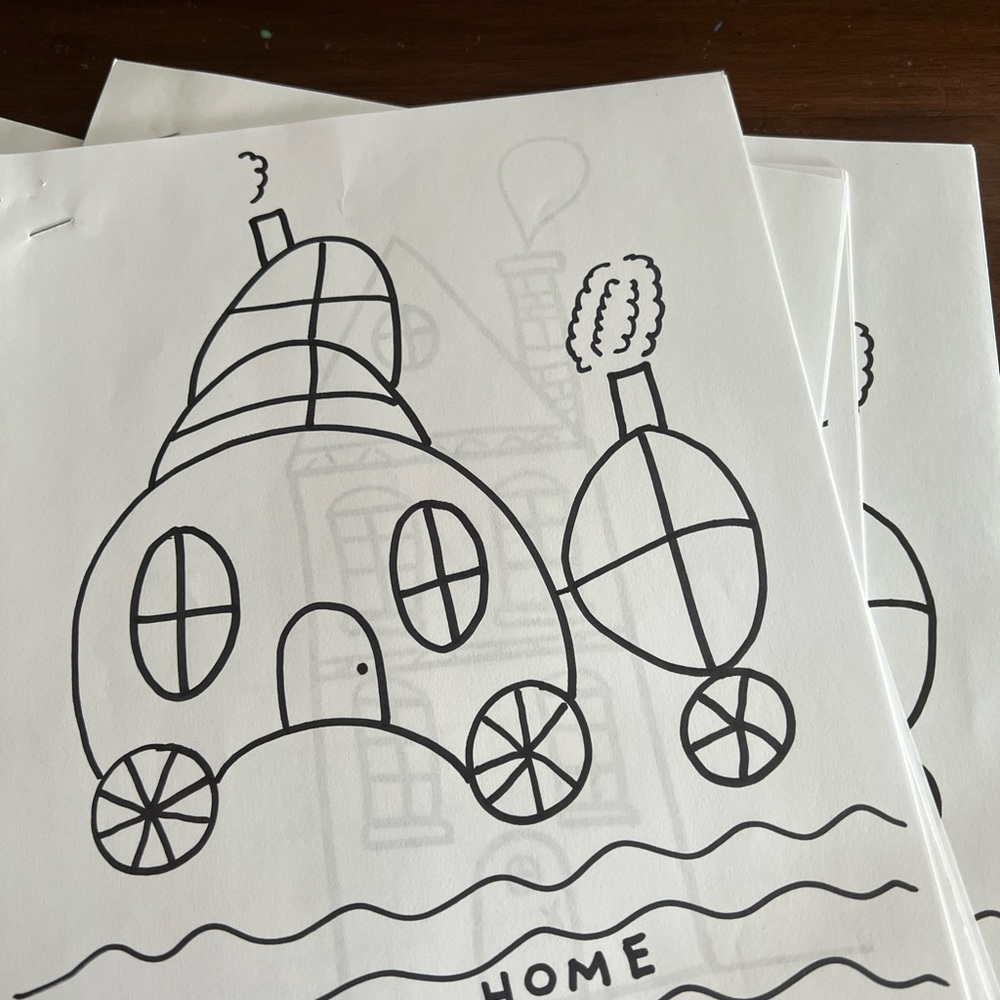 Coloring Book”Welcome Home” - Picture 2 of 6